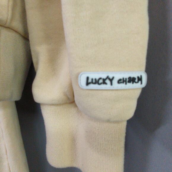 BKYS Lucky Charm Hoodie Sweatpants Set Mens S Yellow Cotton - Picture 3 of 16